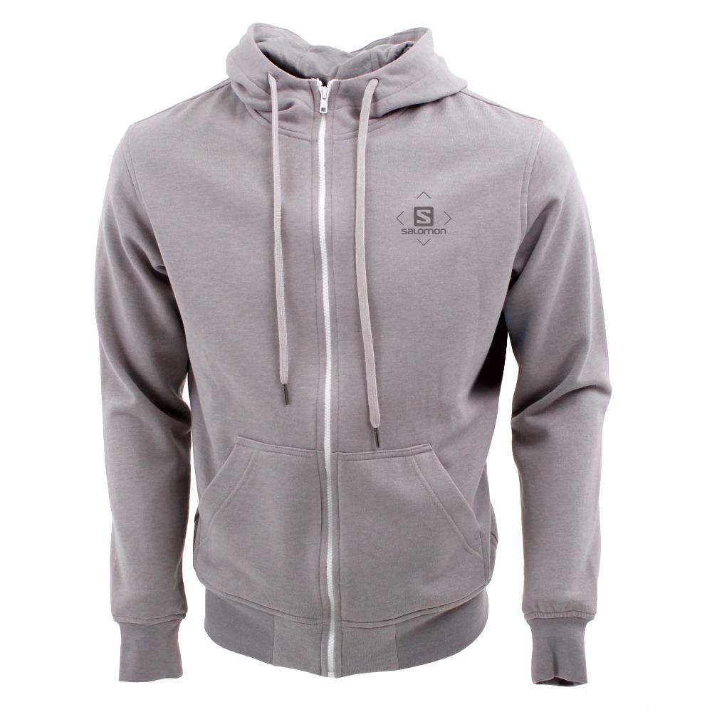 Salomon Israel SHIFTED ZIP THRU M - Mens Sweatshirt - Grey (FBHR-73815)